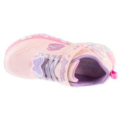 3. Skechers S-Lights: Butterfly Bliss 303065LC-LPMT Pink, Size 27