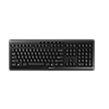 CHERRY Stream Wireless Keyboard Universal RF Wireless + USB QWERTY American International Black