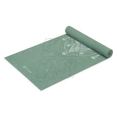 8. Gaiam Celestial Green Yoga Mat 5 MM 64950