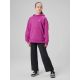 5. Girls' loose sweatshirt with hood 4F 4FJRSS26TSWSF3040-53S