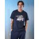 Men's regular printed T-shirt 4F 4FRSS26TTSHM3657-31S