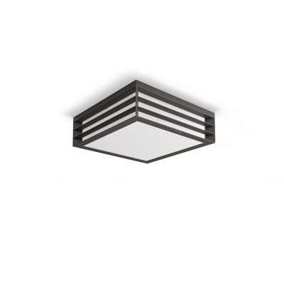6. Moonshine ceiling light, anthracite, 2x E17/14 W, IP44, aluminium/plastic