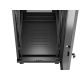 11. 19" 32U 600x1000 black floor-standing rack cabinet with perforated doors LCD Lanberg (Flat Pack)