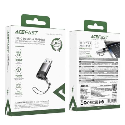 7. Acefast J8 USB-C - USB-A Adapter - Gray