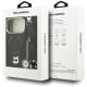 10. Karl Lagerfeld Big Strap Choupette Metal Logo MagSafe Case for iPhone 17 Pro Max - Black