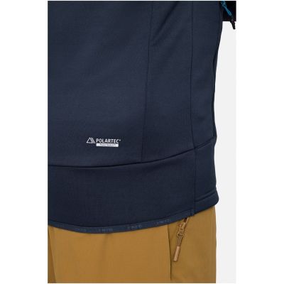 VIKING Arbaz Man Polartec Hooded Sweatshirt, Navy Blue, XXL