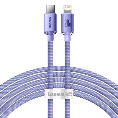 Baseus CAJY000305 Lightning - USB-C PD cable 20W 480Mb/s 2m - purple