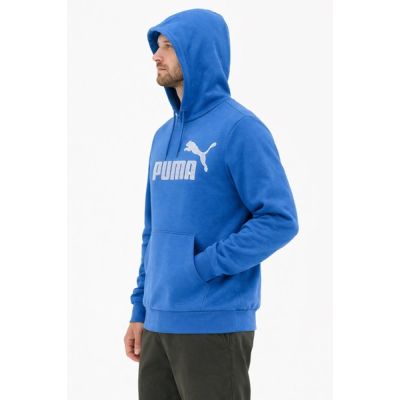 3. Puma men's blue cotton kangaroo hoodie