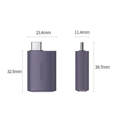 12. Ugreen US320 USB-C HDMI adapter - gray