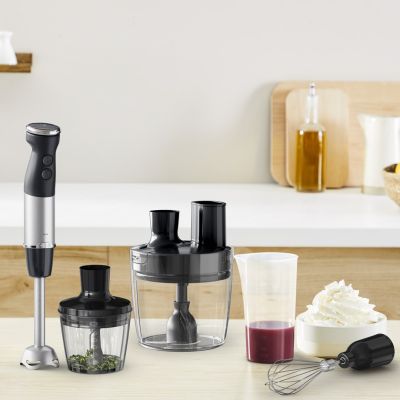 13. Tefal Quickchef+ HB67G830 blender 0.8 l Immersion blender 1000 W Black, Stainless steel