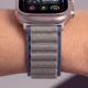 6. Tech-Protect Nylon Pro Band for Apple Watch 44 / 45 / 46 / 49 mm – Navy Grey