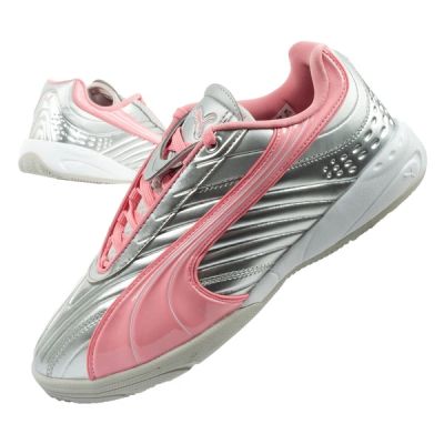Puma sports shoes sneakers youth V-S2 Goalgetter fashionable silver