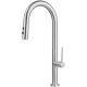Kitchen faucet with pull-out spout - 2 types of stream