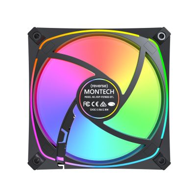 6. Montech RX120 PRO Computer Case Fan 12 cm White 3 pcs.