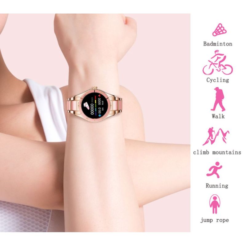 11. Rubicon RNCE82 Pink Women's Smartwatch