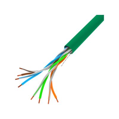 LANBERG UTP CABLE 100MB/S 305M CCA WIRE GREEN LCU5-10CC-0305-G