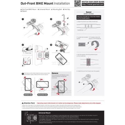 3. Spigen Gearlock MF100 Bike Stem Mount - Black