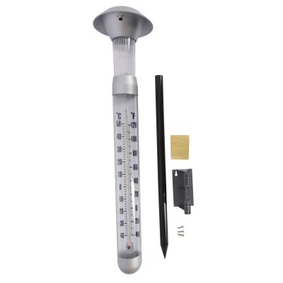 7. SOLAR THERMOMETER WITH LED LIGHTING, HEIGHT 97 CM GRUNDIG