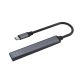 5. SAVIO HUB USB-C - 3 X USB-A 2.0, 1 X USB-A 3.0, GRAY, AK-71