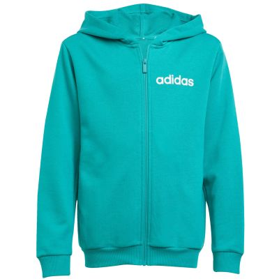 3. Adidas Essentials green kids tracksuit JN2427