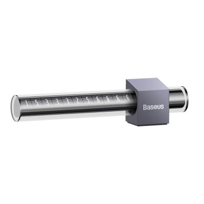 3. Baseus parking plate for the telephone number on the gray dashboard