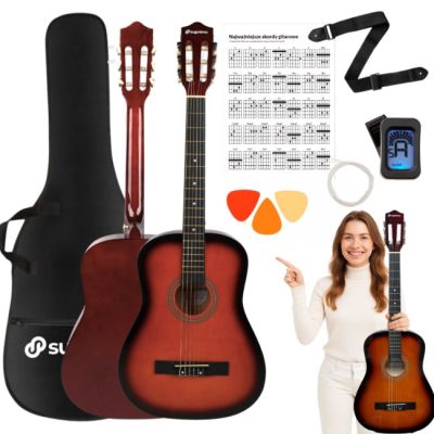 14. SUPRIMO CGS3 SB - 4/4 classical guitar, sunburst