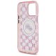 7. Karl Lagerfeld IML Monogram Karl & Choupette Head MagSafe iPhone 16 Pro Case - Pink