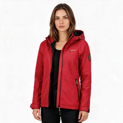 4. Women's Softshell Jacket Geographical Norway TAKENI DB RED LADY 009 (WY9179F/GN-RED)