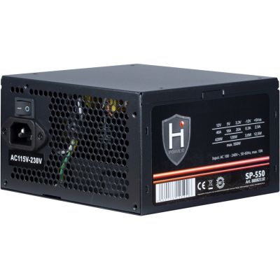 2. Inter-Tech HIPOWER SP-550 Power Supply Module 550 W 20+4 pin ATX ATX Black