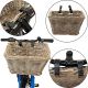 13. WICKER FRONT BICYCLE BASKET 39X30X24CM XQMAX