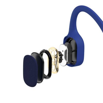 4. Shokz OpenSwim Wireless Bone Conduction Headphones Blue