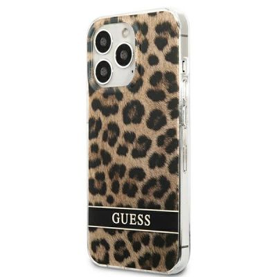 2. Guess GUHCP13LHSLEOW iPhone 13 Pro / 13 6.1" brown/brown hardcase Leopard