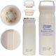 TRAVEL BLUE CREAM THERMAL BOTTLE
