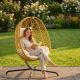 16. COCOON HANGING CHAIR 105x195CM BROWN