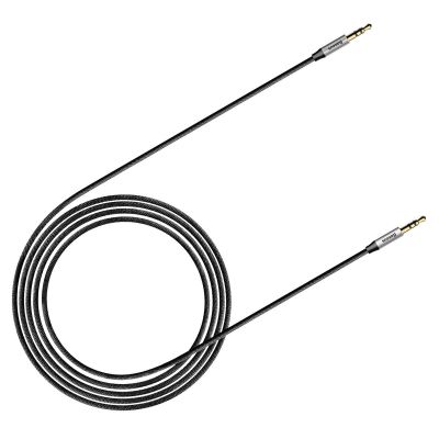 9. Baseus Yiven M30 stereo audio cable AUX 3.5 mm male mini jack 1.5 m silver-black (CAM30-CS1)