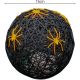 10. DECORATIVE BALL LAMP WITH SPIDER LED 15CM HALLOWEEN BLACK