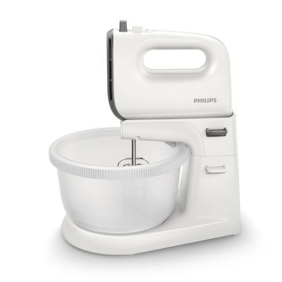 11. Philips Viva Collection HR3745/00 mixer Stand mixer 450W Gray, White