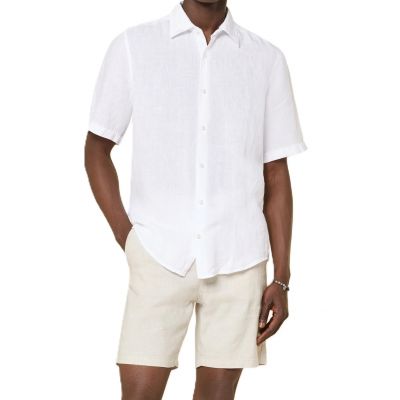 5. BOSS Relegant_6-short_M BIANCO shirt (50537331-100)