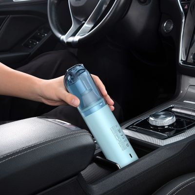 9. Baseus A1 mini cordless car vacuum cleaner 4000Pa, 30W blue (VCAQ010003)