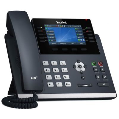 2. Yealink SIP-T46U VoIP Phone, Grey, LCD, Wi-Fi