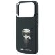 7. Karl Lagerfeld Smooth Ikonik Sketch MagSafe Case for iPhone 18 Pro / 17 Pro - Black