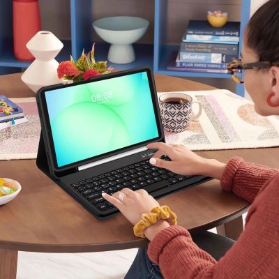 9. Tech-Protect SC Pen Case for Samsung Galaxy Tab A9+ / A11+ Plus 11.0 X210 / X215 / X216 / X230 / X235 / X236 - Black