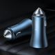 11. Baseus Golden Contactor Pro fast car charger USB Type C / USB 40 W Power Delivery 3.0 Quick Charge 4+ SCP FCP AFC + USB Type C cable - Lightning blue (TZCCJD-03)
