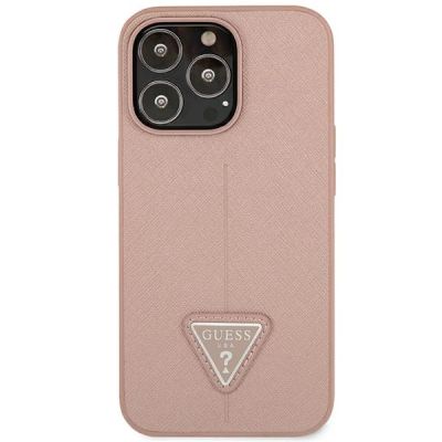 3. Guess GUHCP14LPSATLP iPhone 14 Pro 6.1 "pink / pink hardcase SaffianoTriangle Logo