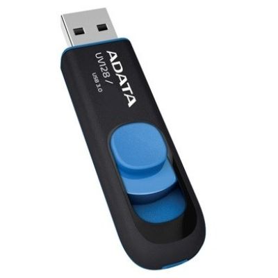 Flash drive ADATA UV128 AUV128-32G-RBE (32GB; USB 3.0; black)