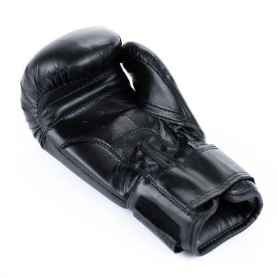12. 6oz Boxing Gloves for Kids - 4Fighter Black