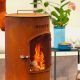 9. Bonfeu Bongiano Sp 3001 garden fireplace black