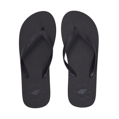4. Men's flip-flops 4F M210 deep black 4FWSS26FFLIM210 20S