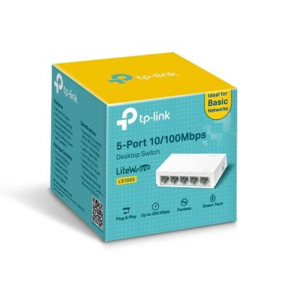 5. SWITCH TP-Link LiteWave LS1005, 5 RJ45 ports 10/100 Mb/s