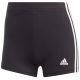 8. adidas Essentials 3-Stripes Single Jersey Booty Shorts W IC0757